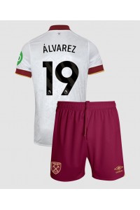 Fotbalové Dres West Ham United Edson Alvarez #19 Dětské Třetí Oblečení 2024-25 Krátký Rukáv (+ trenýrky)